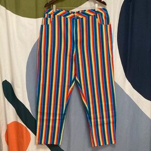 Lucy & Yak Dana (new fit) Rainbow Stripe 38R BNWT